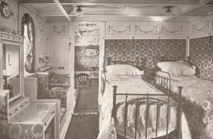 Un hogar en el mar agitado. A bordo de un correo real, 1914 de Unbekannt