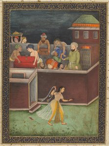 Una Casa Robada de Noche, c. 1700 de Unbekannt