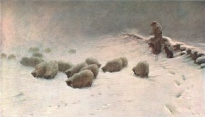 Un día de invierno sin alegría, c1883, c1902