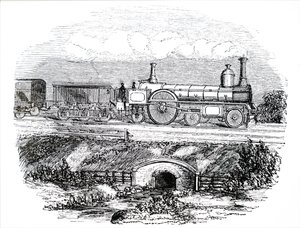 Una locomotora de pasajeros LNWR No 223 de Unbekannt