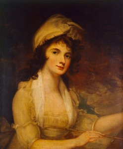 Una dama pintando, siglo XVIII o XIX de Unbekannt