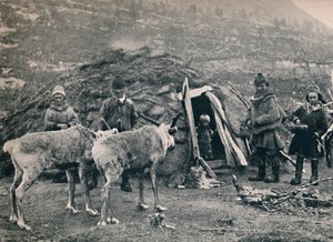 Una familia lapona de Unbekannt