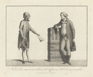 Un especulador afortunado y desafortunado, segunda mitad del siglo XVIII