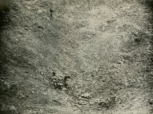 Un cráter de mina en High Wood, 1919 de Unbekannt