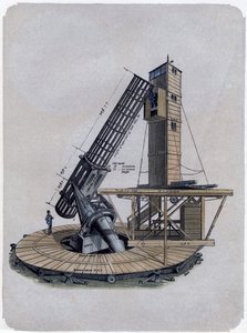 Un reflector newtoniano, 1870 de Unbekannt