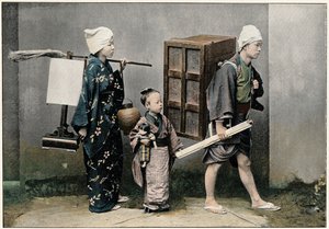 Una mudanza, c1890 de Unbekannt