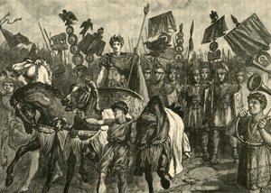 Un triunfo romano, 1890 de Unbekannt