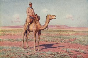 Una escena en Australia Central, 1923 de Unbekannt