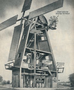 Un molino de viento en los días de Stuart, c1934 de Unbekannt