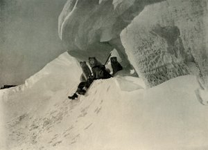 Una cornisa de nieve, c1908 de Unbekannt