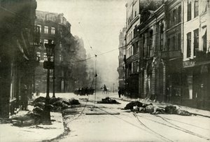 Una calle en Lille, 1919