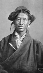 Una mujer tibetana, c1910