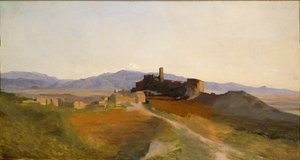 Vista de Olevano de Unbekannt