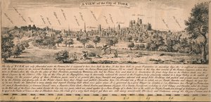 Vista de la ciudad de York, c1770s de Unbekannt