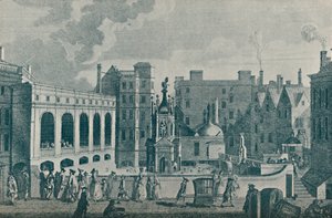 Vista de los Baños del Rey y la Reina y la Gran Sala de Bombas en Bath, 1907 de Unbekannt