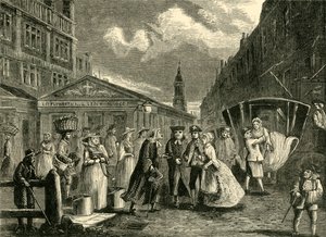 Una boda en la Flota, c1740s, c1872 de Unbekannt