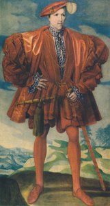Un joven en rojo, c.1550 de Unbekannt