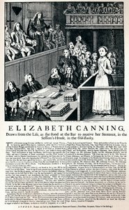 Un panfleto de 1754 informando sobre el caso de Elizabeth Canning, 1915 de Unbekannt