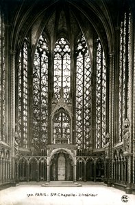 Interior de una capilla, París, Francia, siglo XX de Unbekannt