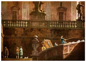 Un carruaje en Roma, siglo XVIII 1956 de Unbekannt