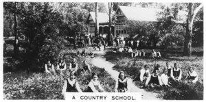 Una escuela rural, Australia, 1928 de Unbekannt