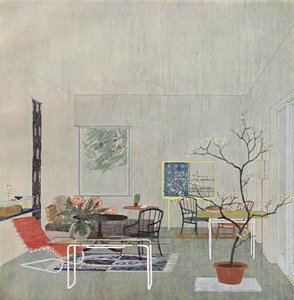 Un diseño para un Gartenraum por Georg Steinklammer de Viena, 1935 de Unbekannt