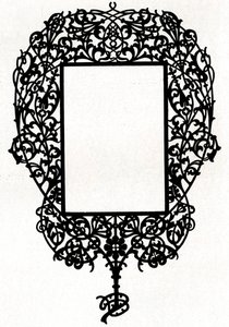 Diseño para un marco de imagen titulado Armiger, 1898 de Unbekannt