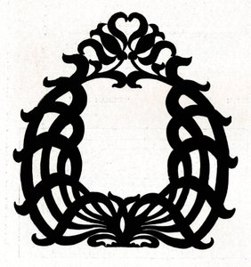 Diseño para un marco de imagen titulado Sixpence, 1898 de Unbekannt