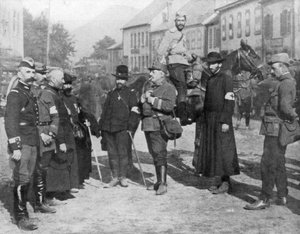 Un grupo de capellanes militares, Primera Guerra Mundial, 1914 de Unbekannt