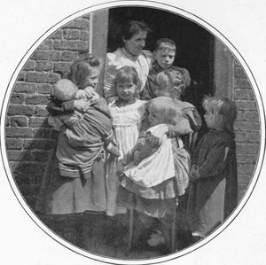 Un grupo feliz, Londres, c. 1901 de Unbekannt