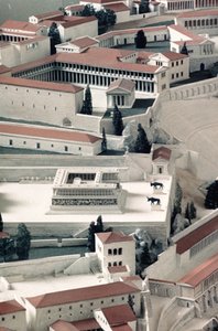 Modelo de la antigua ciudad griega de Pérgamo de Unbekannt