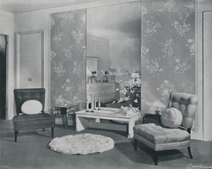 Un dormitorio moderno inspirado en los chinos, 1942 de Unbekannt