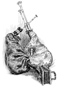 Una musette y una cornemusa de Unbekannt