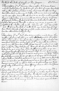 Una página del diario de John Newton, 1750-1754, 1965 de Unbekannt