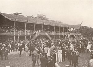 Una parte del Recinto del Hipódromo del Derby Club, 1914 de Unbekannt