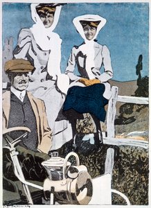Una impresión de la revista alemana Simplicissimus, 10 de junio de 1907 de Unbekannt