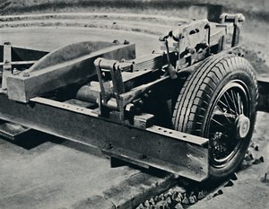 Una llanta de roadster en prueba, 1937 de Unbekannt