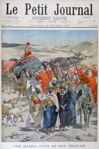 Una redada en el sur de Oranais, Argelia, 1900