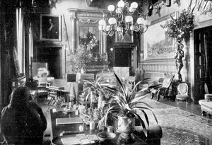 Un salón, Sandringham House, Norfolk, 1910 de Unbekannt