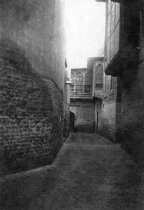 Una calle en Bagdad, 1918 de Unbekannt