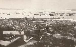 Vista de los nuevos muelles en el momento de la construcción, 1914 de Unbekannt