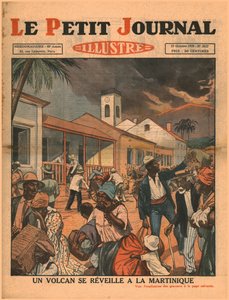 Un volcán entra en erupción en Martinica, 1929