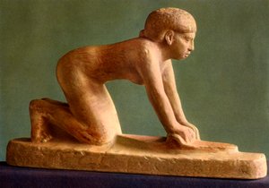Una mujer moliendo maíz, c2650 a.C.