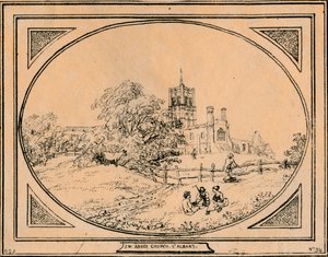 Iglesia de la Abadía, St. Albans, 1782 de Unbekannt