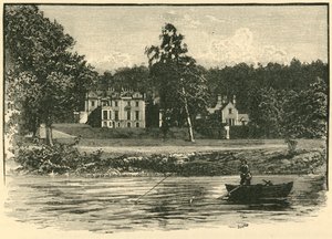 Abbotsford, desde el río, 1898 de Unbekannt