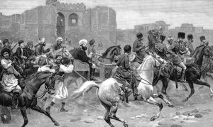 Abdor Rahman Khan 1844-1901, gobernante de Afganistán 1880-1901, 1893 de Unbekannt