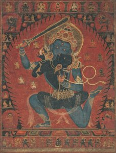 Acala con su consorte Vishvavajri, 1525-50 de Unbekannt