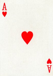 As de corazones de una baraja de cartas de Goodall & Son Ltd., c1940 de Unbekannt