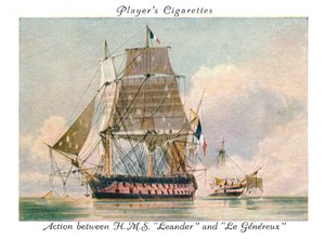 Acción entre H.M.S. Leander y Le Genereux