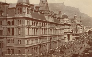 Calle Adderley, Ciudad del Cabo, principios del siglo XX de Unbekannt
